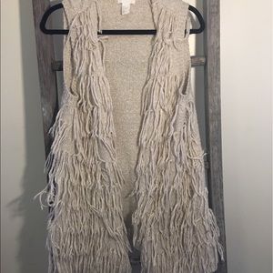 H&M Fringe Vest